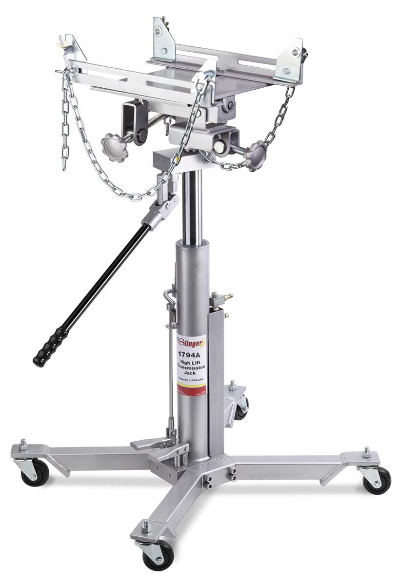 OSLAMP 1100lbs High Lift Transmission Jack Adjustable Foot Pump Spring Loaded Ship From USA 