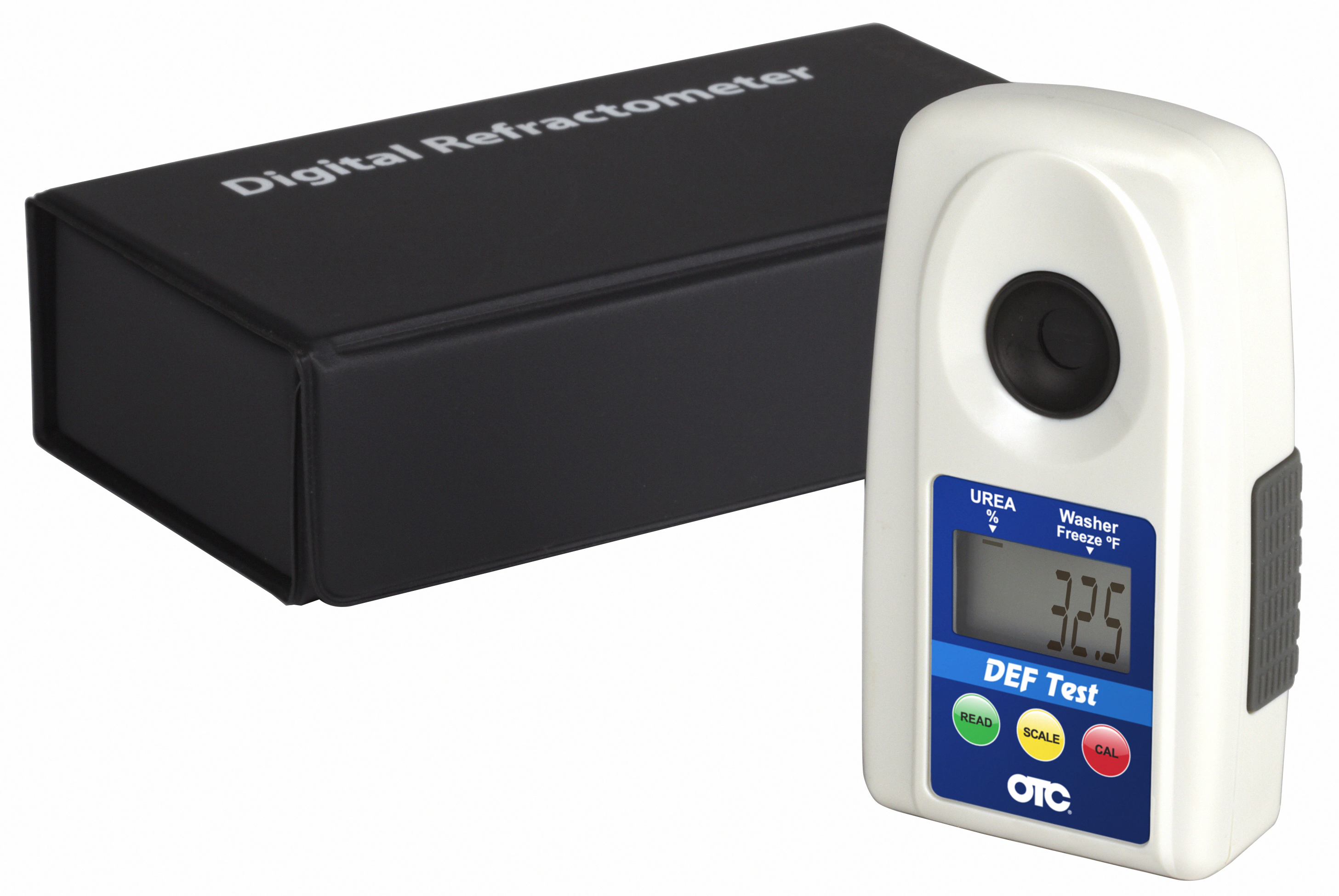 AMTAST Hand Held DEF AdBlue Refractometer Tester for Urea Concentration in Diesel Exhaust Fluid Aqueous Urea Solution with ATC