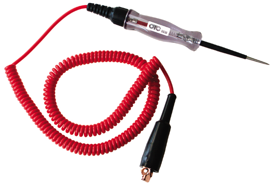 heavy duty coil cord circuit tester otc tools otc test light bulb
