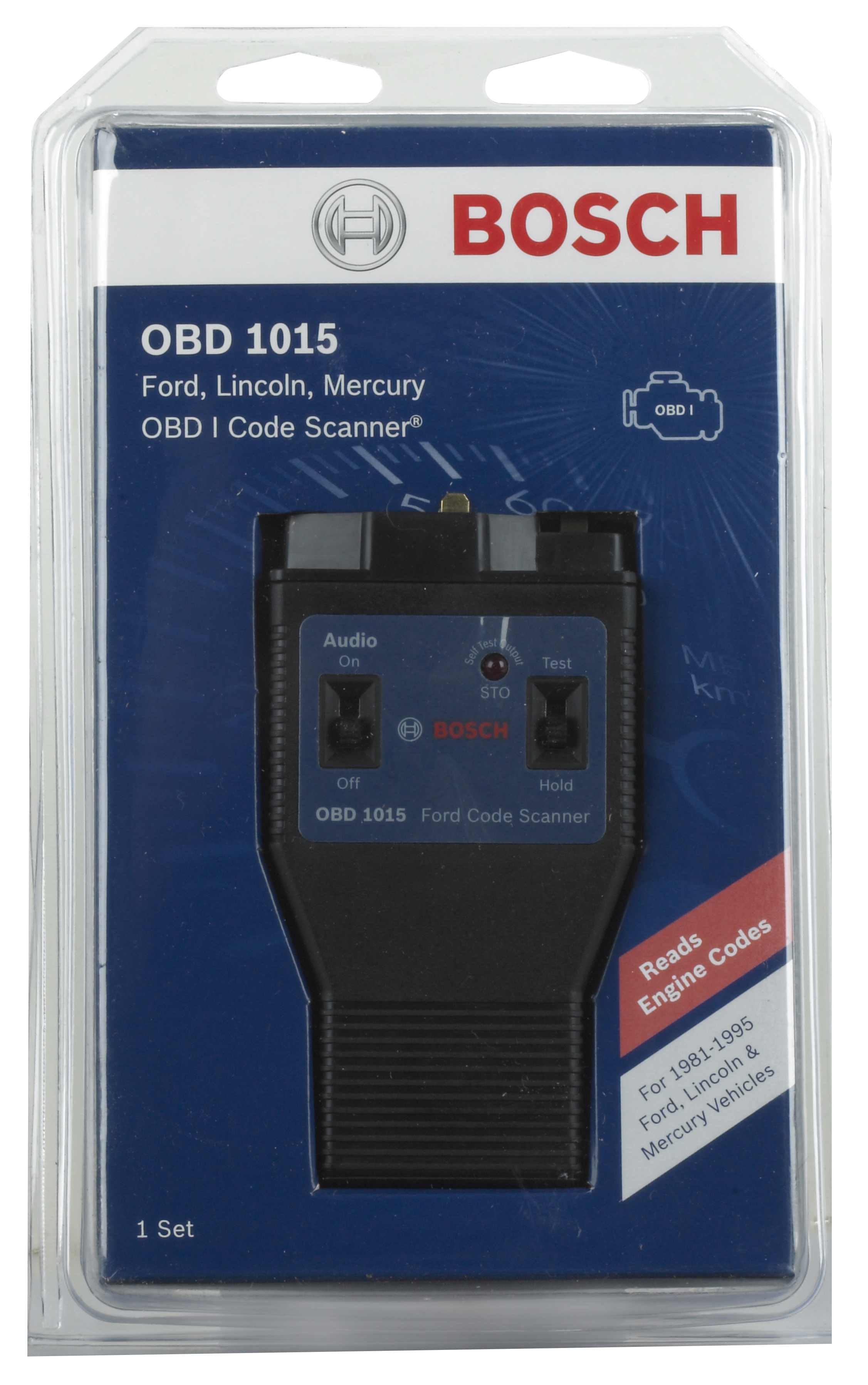 For Ford 7 pin OBD1 to OBD2 Adapter Code Reader Scanner Check Engine Repair Tool 