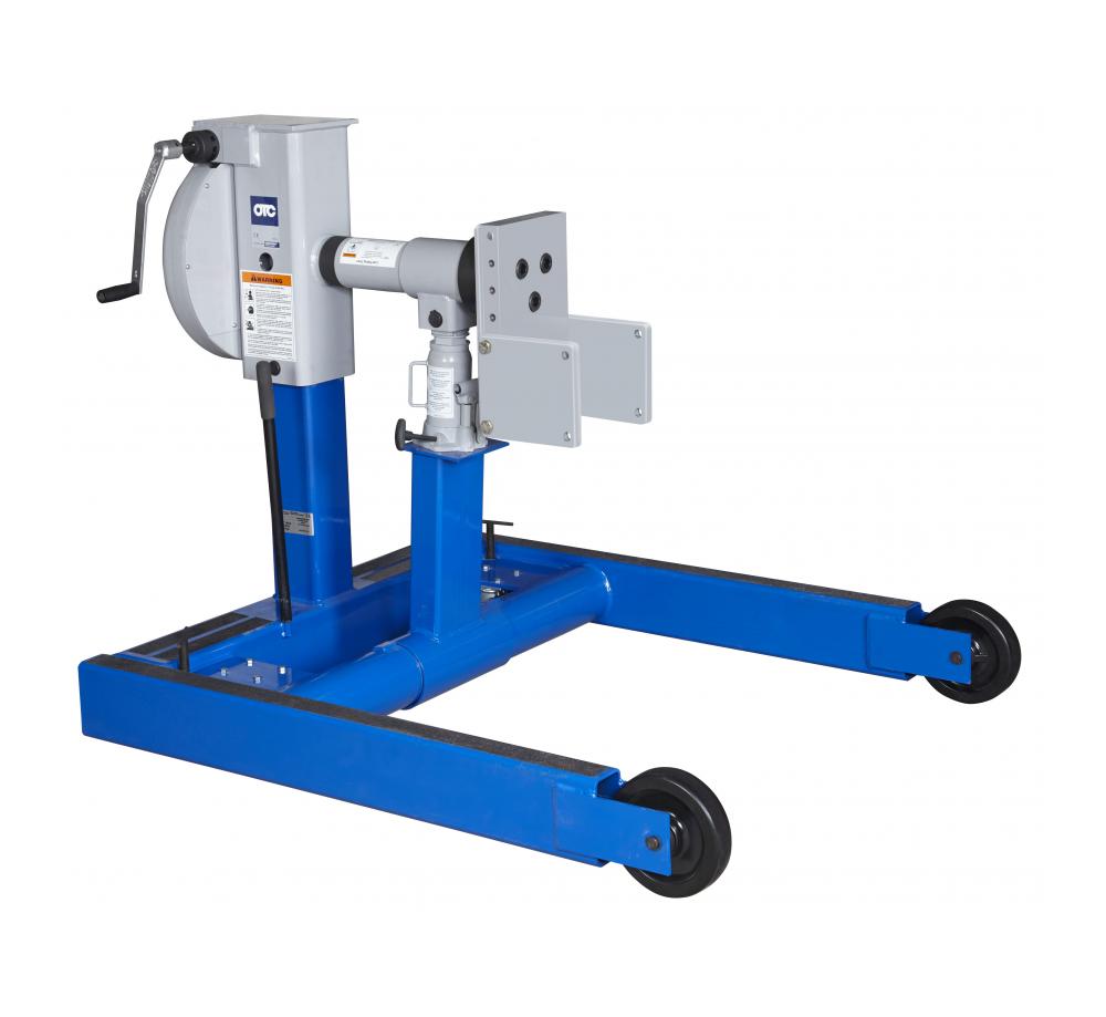 OTC 1750A 6000 lbs Revolver Diesel Engine Stand with Universal Adapter
