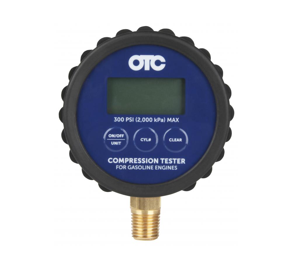 The OTC 5606-DGH digital compression gauge head can replace analog gauges t...