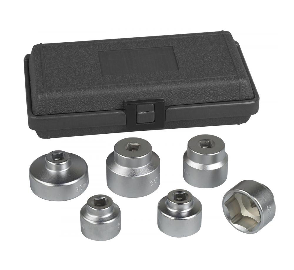 Oil Filter Cartridge Set 6 Piece Oil Filter Socket