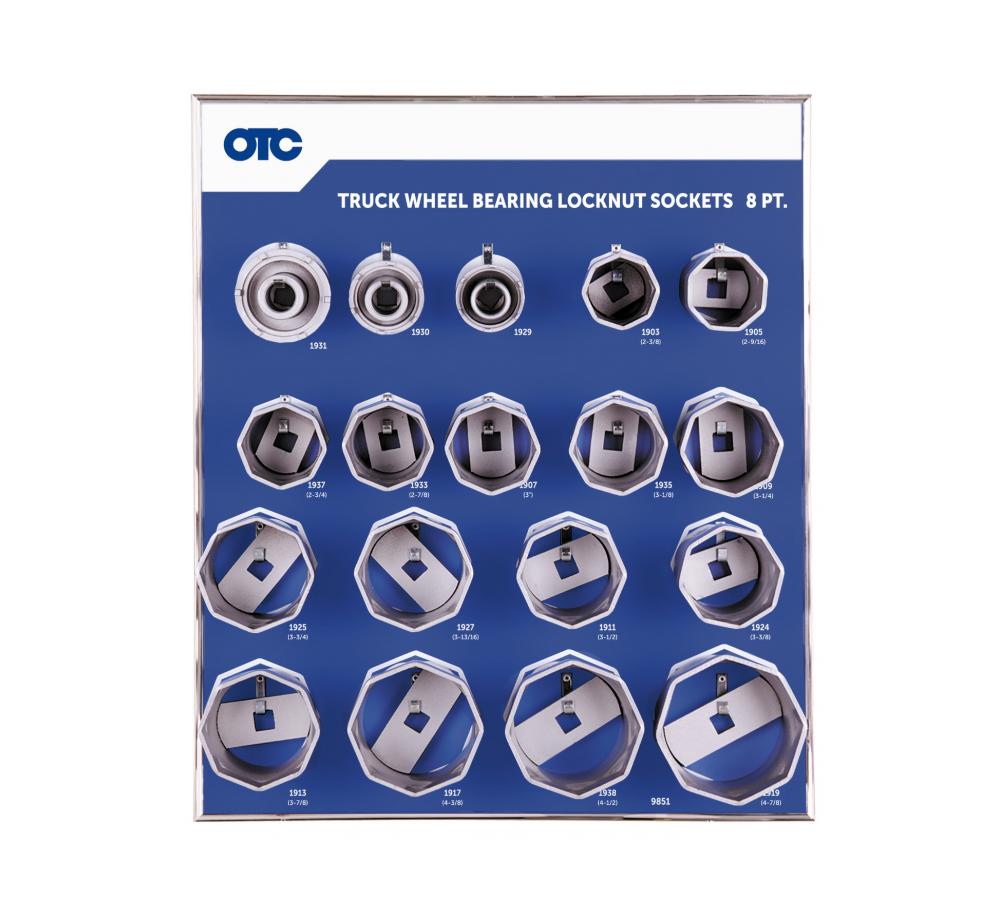 SAE Locknut Socket 6 Pts 2-9/16" Hex OTC 1928 3/4" Dr 